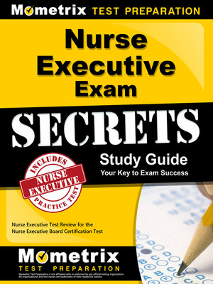 cover image of Nurse Executive Exam Secrets Study Guide